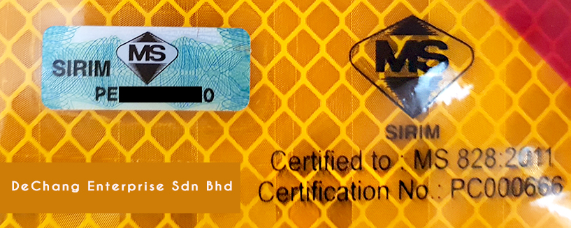 Lorry-reflective-sticker Truck-reflective-sticker 3M-reflective-sticker 3M-lorry-reflective-sticker lorry-reflective-sticker-supplier DeChang-Enterprise-Sbd-Bhd - SIRIM MS828 2011